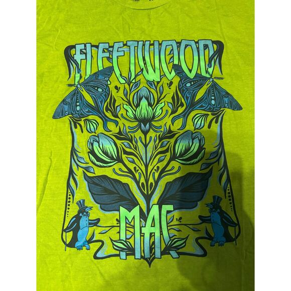 NWT Earthbound Trading Co. Fleetwood Mac Green Tee - Picture 2 of 6